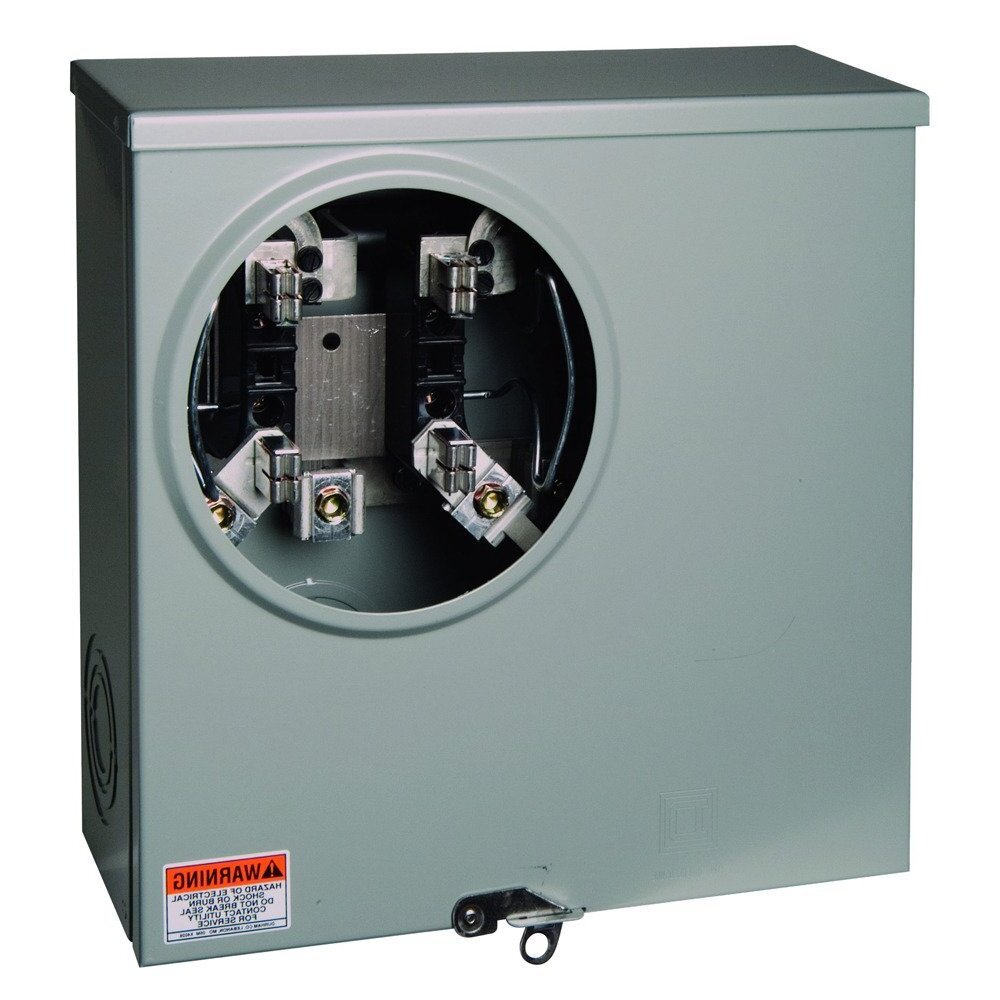 Coffret de compteur électrique de 200 ampères