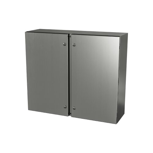 Kundenspezifisches Gehäuse aus Edelstahl 316 mit zwei Türen
