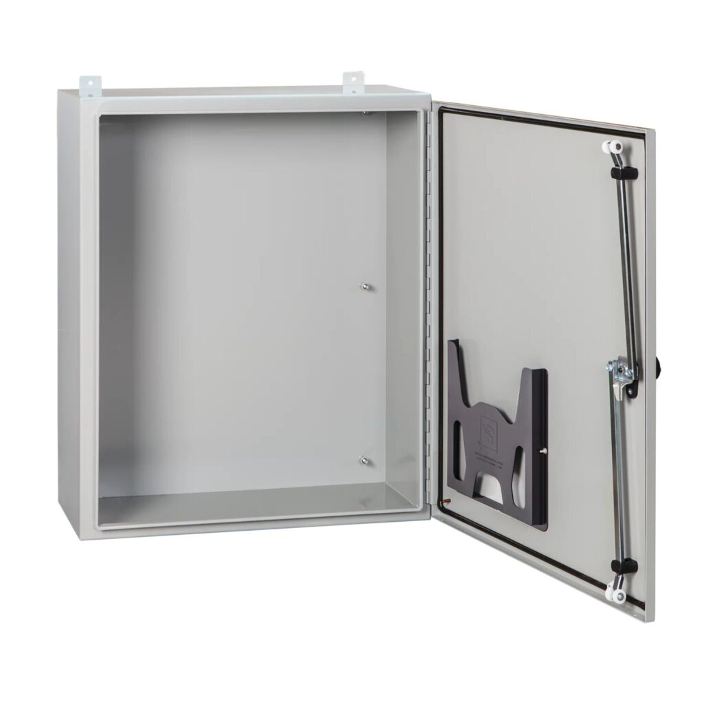 Hinged Carbon Steel Battery Enclosure