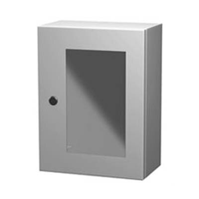 NEMA 3R Wall Mounted Electrical Enclosure with Viewing Window