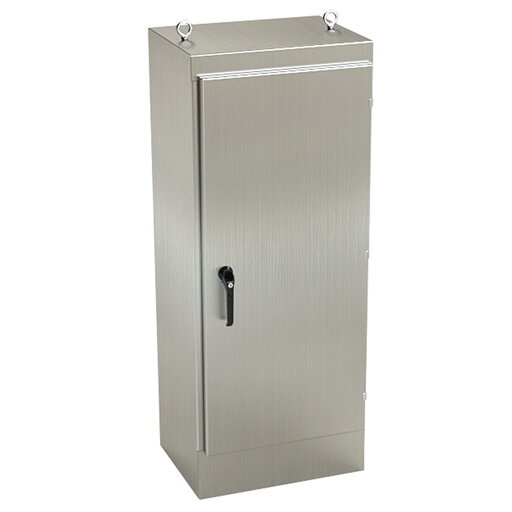 Single Door Stainless Steel Free Standing IP66 Enclosure