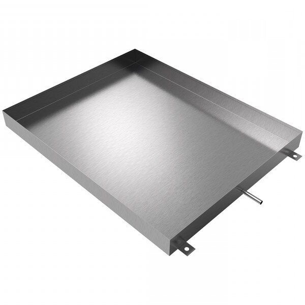 Bac de vidange en tôle