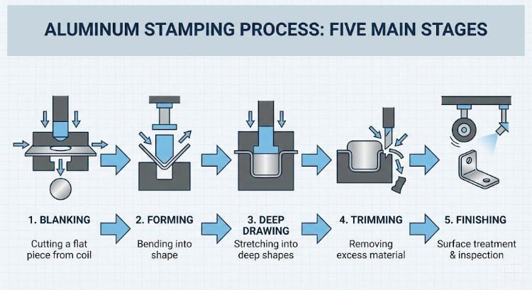 Key Steps in the Aluminum Stamping Process