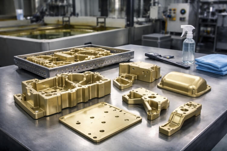 Recubrimiento de aluminio con alodine en un entorno de fabricación real