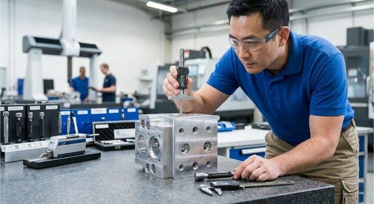 Inspection des trous borgnes et vérification du filetage