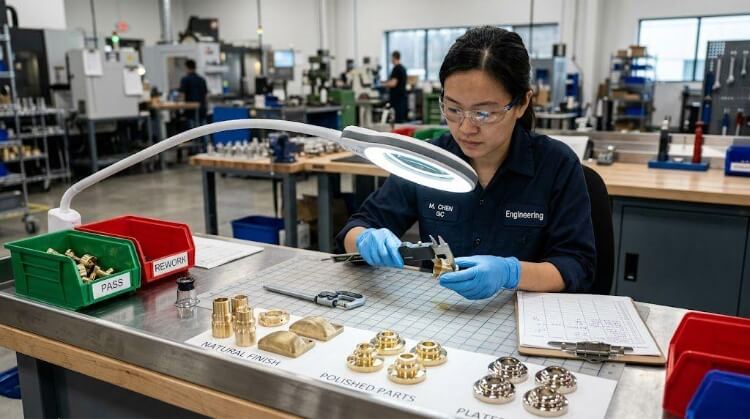 Brass Finish Quality and Inspection Control