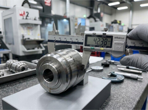 Caliper Inspection for Turned Parts