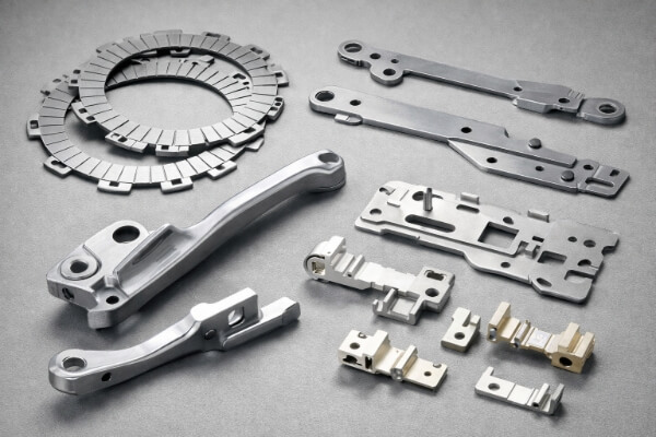 Fine Blanked Components in Production