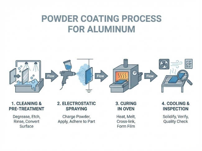 Come funziona la verniciatura a polvere