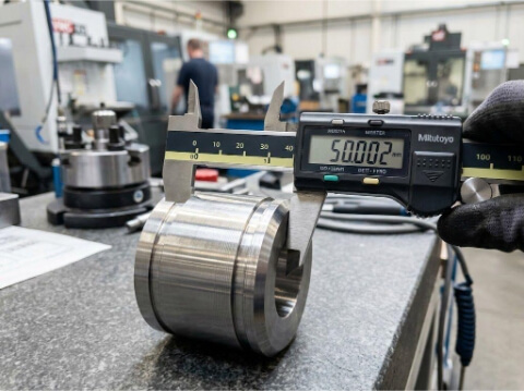 Micrometer Check for Precision Features