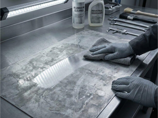 Preparazione della superficie prima della lucidatura