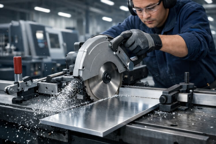 Aluminum Cutting in Real Manufacturing Environment