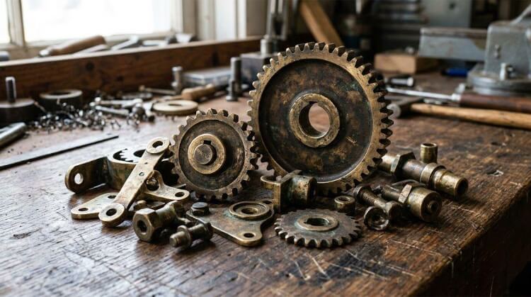 Antique Brass Surface Variation