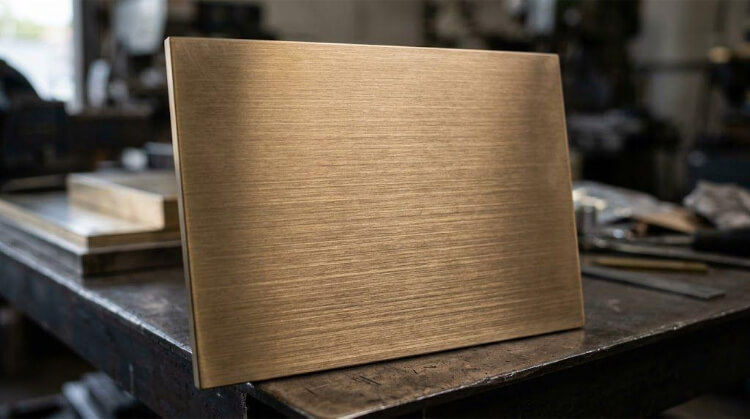 Brushed Brass Texture and Grain