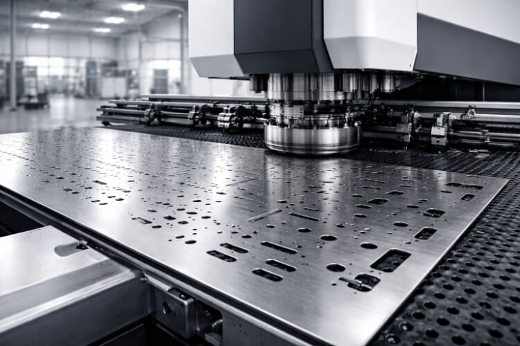 Punzonado de torreta CNC