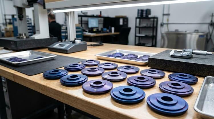 Farbabweichungsrisiken in der Titananodisierungsproduktion