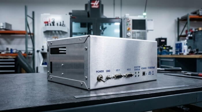 Quality Silk Screen Printing on a Sheet Metal Enclosure