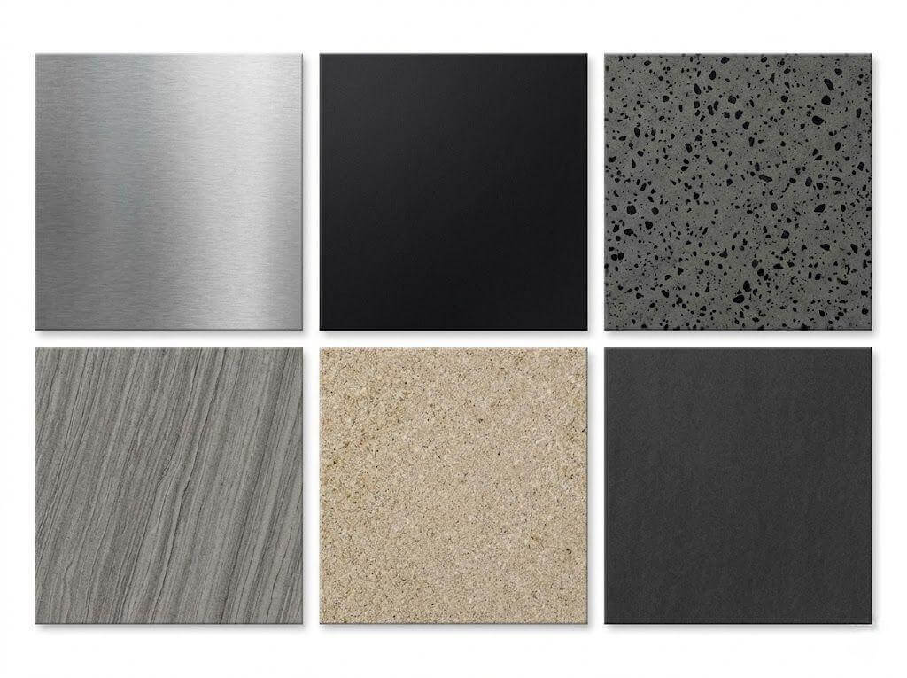 A Grid of Six Modern Textures