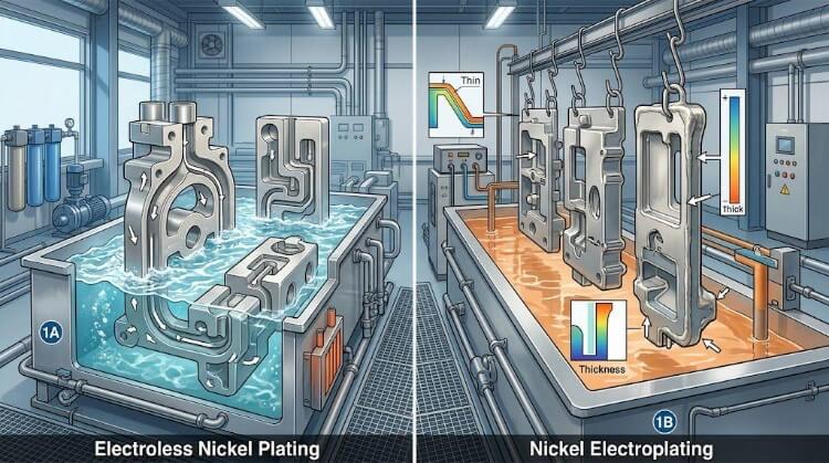 Electroless vs Electroplated Nickel on Stainless Steel