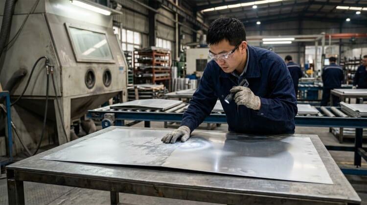 Probleme mit Oberflächenfehlern beim Strahlen von Metall