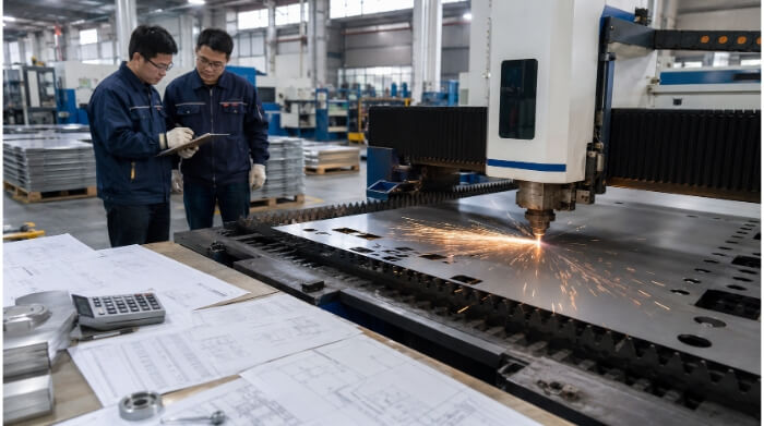 Ripartizione dei costi del taglio laser