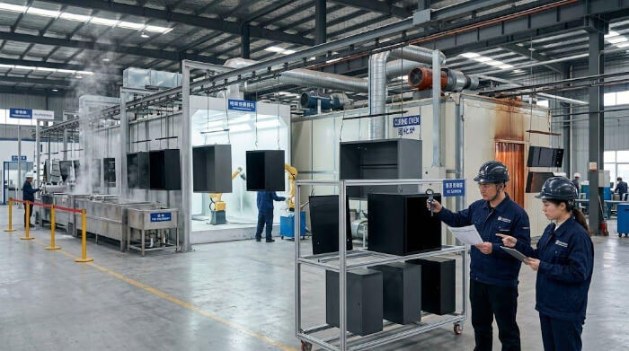 Powder Coating Steel in Modern Sheet Metal Manufacturing