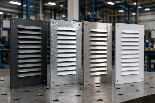 Materials for Custom Sheet Metal Louvers