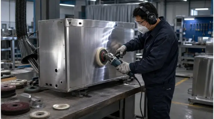 Precision Polishing on a Stainless Steel Enclosure