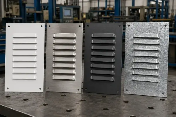Surface Finishing for Louvered Sheet Metal Parts
