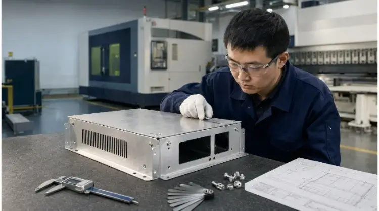 Aluminum Enclosure Prototype Under Review
