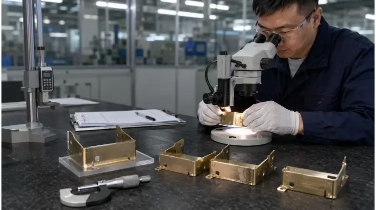Brass Parts Under Defect Inspection