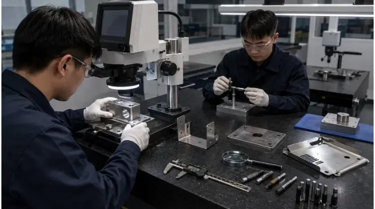 First Article Inspection of Chamfers and Hole Exits