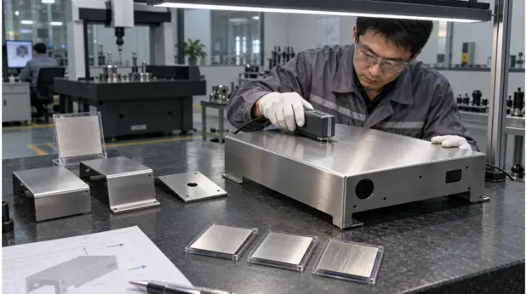 Satin Surface Roughness and Sample Inspection