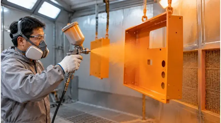 Spray Coating for Metal Parts