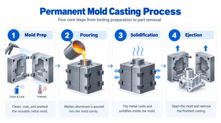 How Permanent Mold Casting Works