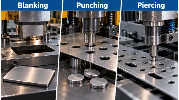 Piercing vs Punching vs Blanking