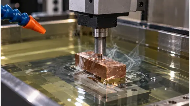 Machine d'électroérosion par enfonçage dans l'atelier