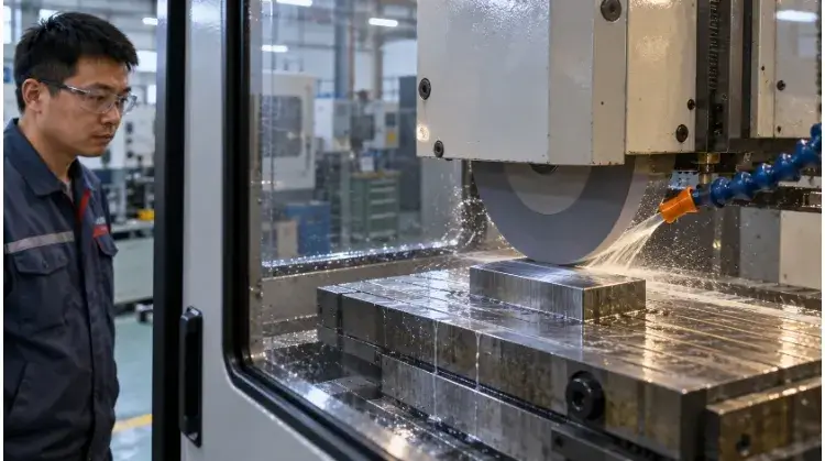 Surface Grinding a Steel Die Insert