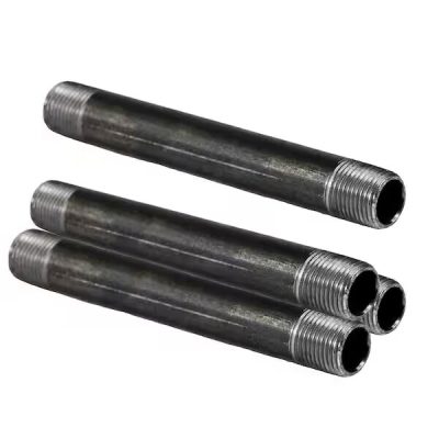 Tubos de acero negro