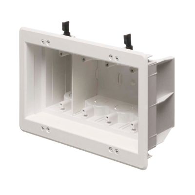 Boîtier électrique encastré en acier au carbone