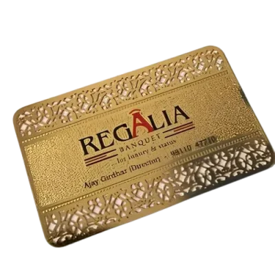 Custom Embossed Metal Business Cards