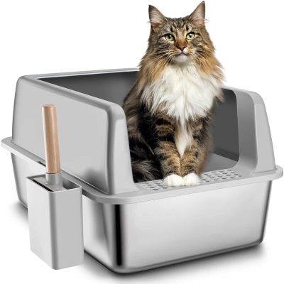 Enclosure Stainless Steel Litter Box