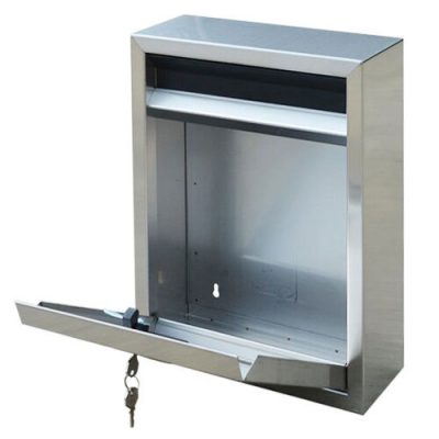 Modern Thick Steel Mailbox (1)