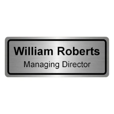 Офисная металлическая табличка