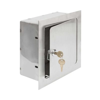 Boîtier électrique encastré en acier inoxydable