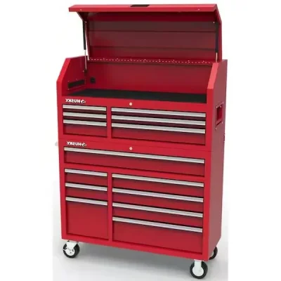 Cassetta degli attrezzi a 14 cassetti con scorrimento in acciaio