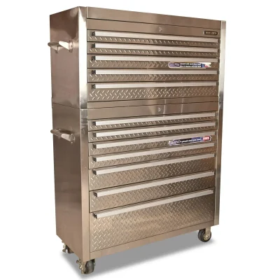 Armadietto portautensili a scorrimento in acciaio